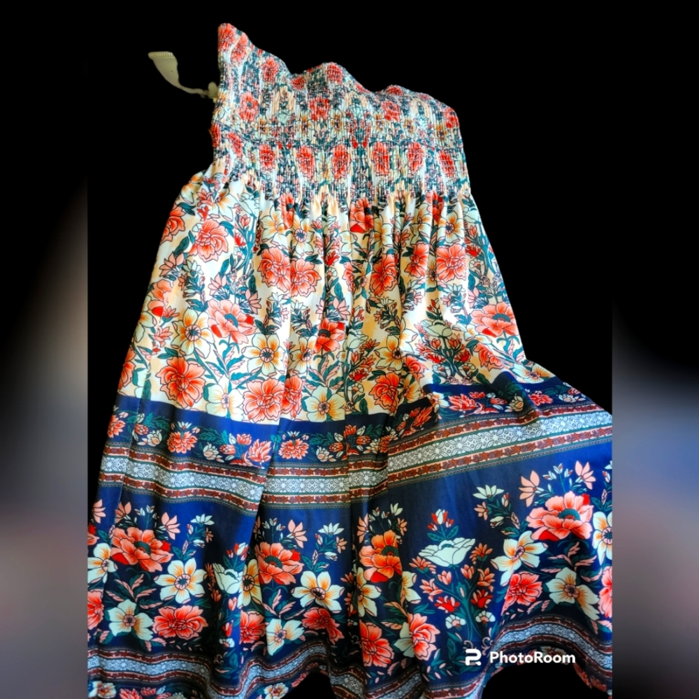 Womens Large strapless dress